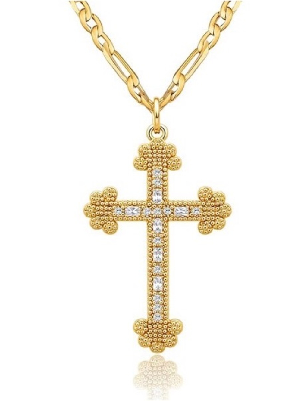 ⭐️FINAL PRICE Gold Plated Cross Pendant Necklace - Picture 2 of 5